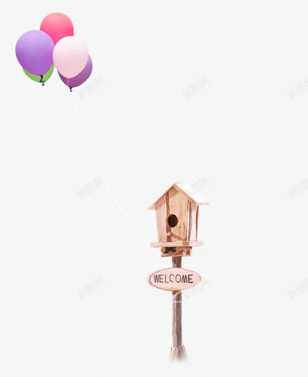 信箱png免抠素材_88icon https://88icon.com 信箱 木屋 气球 鸟巢