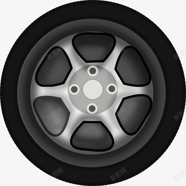 黑色的轮子png免抠素材_88icon https://88icon.com 承载 汽车 轮子 黑色