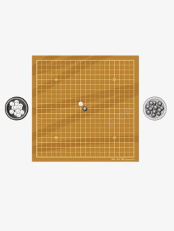 棋面手绘五子棋高清图片