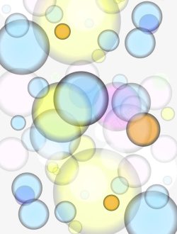 彩色气泡背景图素材