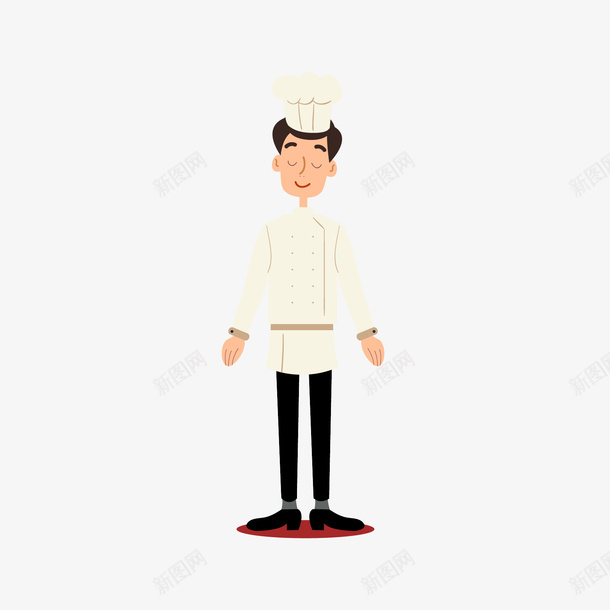 黑白色卡通餐厅厨师矢量图ai免抠素材_88icon https://88icon.com 卡通 卡通厨师 厨师 白色 餐厅厨师 黑色 矢量图