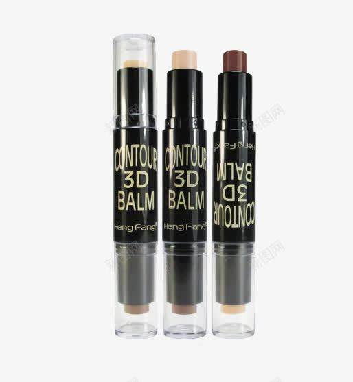 黑色双头遮瑕膏png免抠素材_88icon https://88icon.com 产品实物 双头 遮瑕膏 黑色