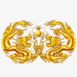 双龙戏珠素材