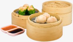 蒸饺虾饺烧卖素材