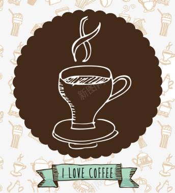 咖啡背景图图标图标