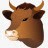 强壮的牛牛头standardagricultureicons图标图标