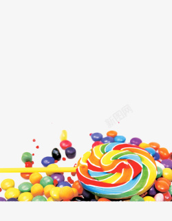 彩色棒棒糖素材