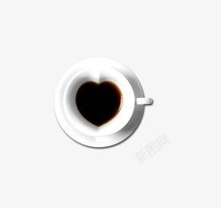 爱心咖啡素材