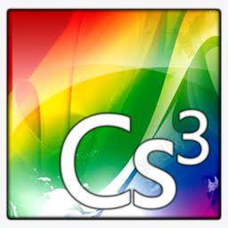 AdobeCS3电脑彩色图标透明图标