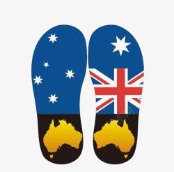 澳洲国旗鞋垫素材