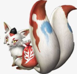火狐设计白色火狐狸高清图片