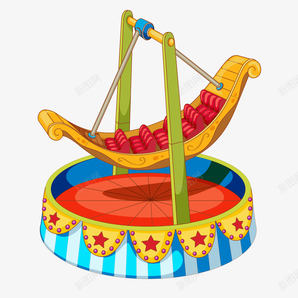 手绘游乐场海盗船矢量图eps免抠素材_88icon https://88icon.com 免扣PNG 创意 开心 手绘 时尚 海盗船 游乐场 玩游戏 高兴 矢量图