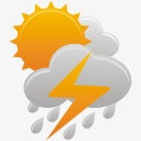 太阳云雷声雨coquetteiconssetpng免抠素材_88icon https://88icon.com clouds rain sun thunder 云 太阳 雨 雷声