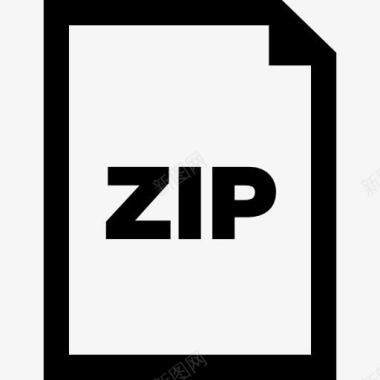 ZIPZIP文件的接口符号的压缩文件图标图标