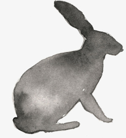 手绘兔子素材