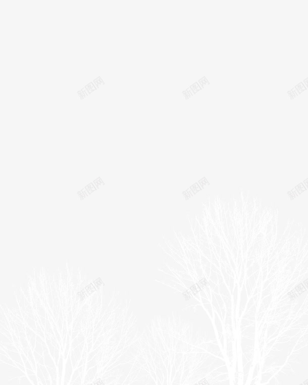 白色枯树背景png免抠素材_88icon https://88icon.com 枯树 树杆 白色 素材背景