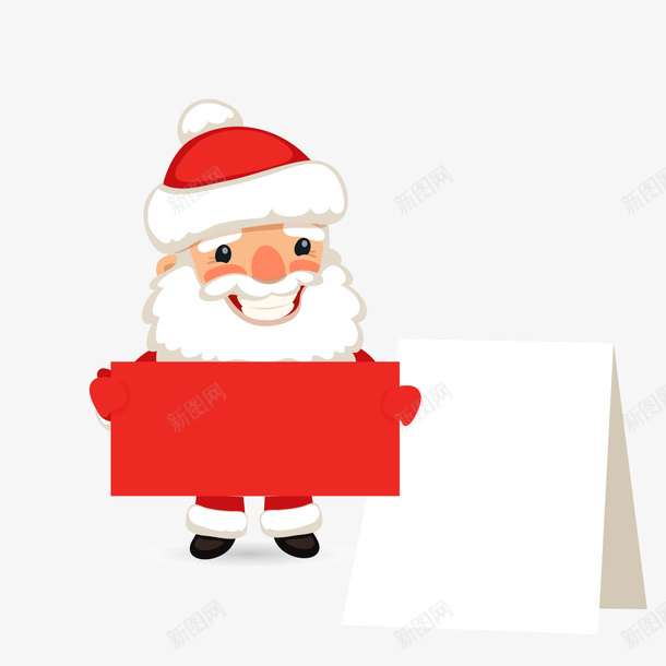 拿着牌的圣诞老人png免抠素材_88icon https://88icon.com 卡通圣诞老人 手绘圣诞老人 拿着牌的圣诞老人