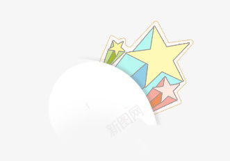 卡通星星psd免抠素材_88icon https://88icon.com 五角星 卡通星星 彩色 星星