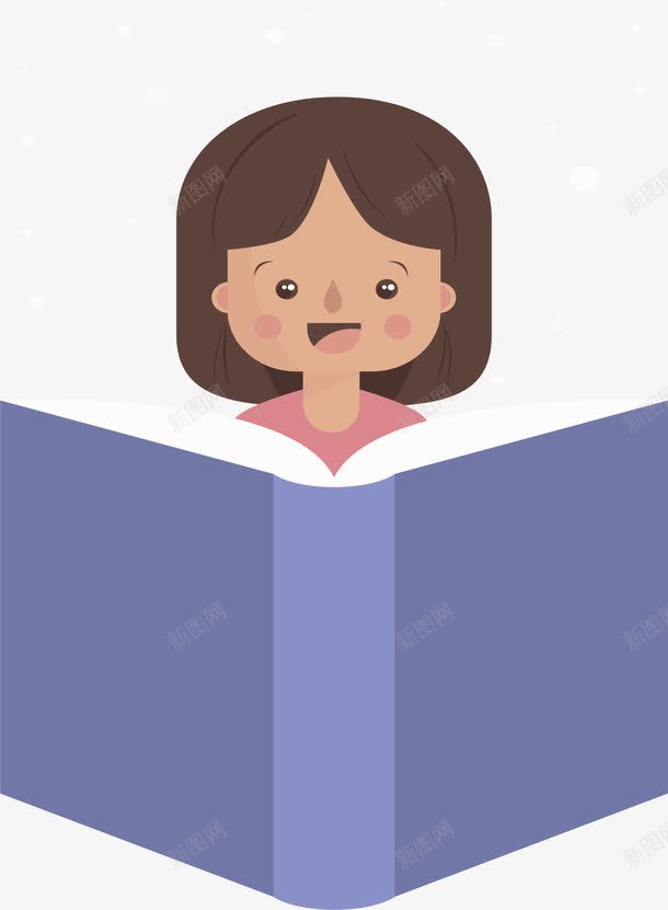 看书的女孩子png免抠素材_88icon https://88icon.com 卡通女孩 可爱女孩 看书 矢量png 阅读 阅读日