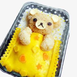 轻松熊咖喱饭素材