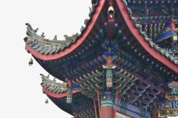 中国风古建筑屋顶1素材