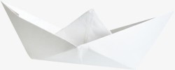 白色漂亮纸船素材