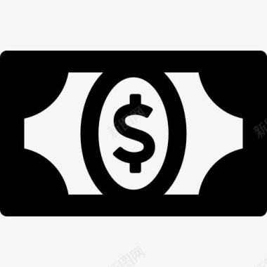 美元钞票图标图标