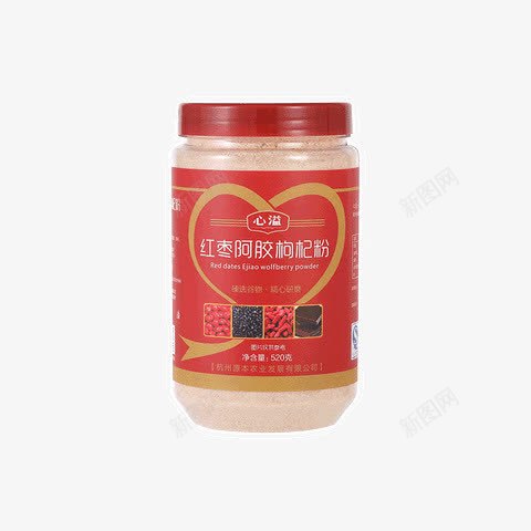 红枣阿胶枸杞粉png免抠素材_88icon https://88icon.com 产品实物 枸杞 红枣 阿胶