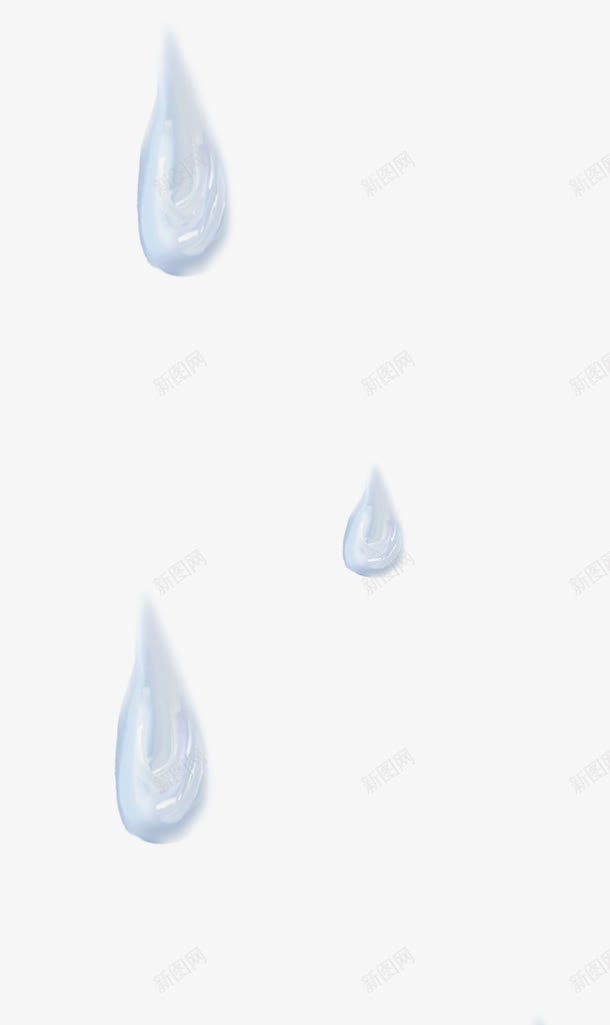漂浮蓝色雨滴png免抠素材_88icon https://88icon.com 漂浮雨滴 蓝色雨滴 雨滴