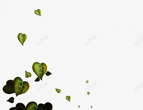 手绘叶子自然晚霞风景png免抠素材_88icon https://88icon.com 叶子 晚霞 自然 风景