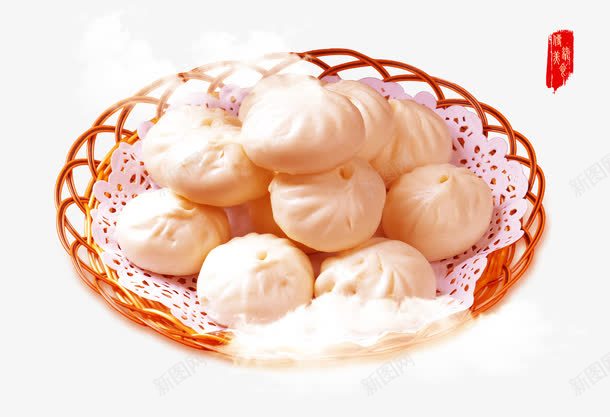 中国传统美食肉包子psd免抠素材_88icon https://88icon.com 中国传统 美食 肉包子 食品 食物