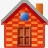 房子简图砖房子小企业图标图标