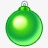圣诞球绿色3图标图标