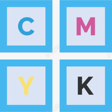 软装设计方案CMYK图标图标