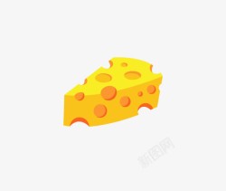 黄色的奶酪素材