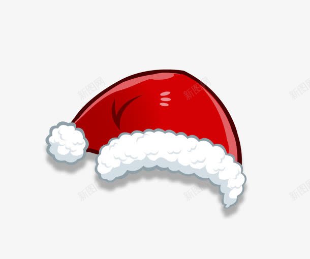 红色圣诞帽子png免抠素材_88icon https://88icon.com 圣诞帽 帽子 红色