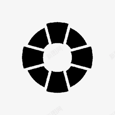 游泳圈图标图标