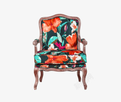 多彩简约椅子装饰图案素材