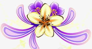 海报卡通效果花朵紫色png免抠素材_88icon https://88icon.com 卡通 效果 海报 紫色 花朵