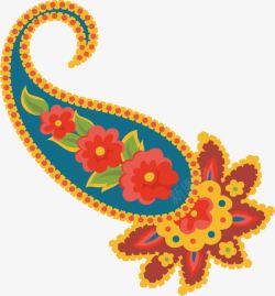 彩色花朵装饰素材