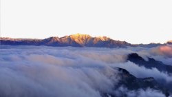 四川牛背山云海九素材