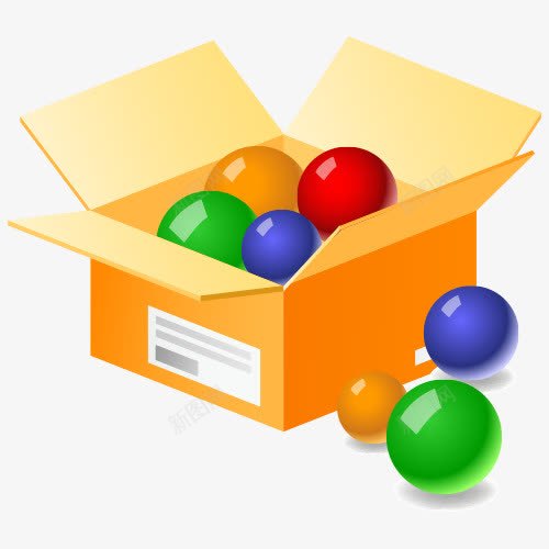 玻璃球png免抠素材_88icon https://88icon.com 玻璃球 矢量素材 纸盒
