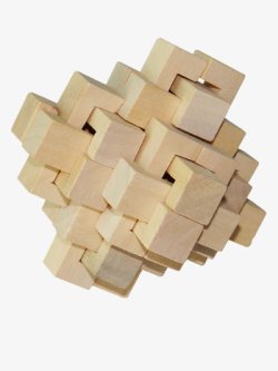 木质感几何体素材