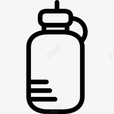 饮料瓶瓶盖变图标图标