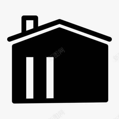 住宅房子房子建筑物门图标图标