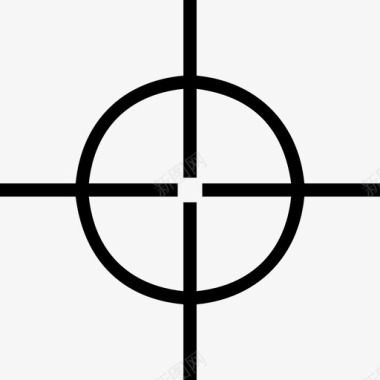 目标瞄准十字准星瞄准目标图标图标