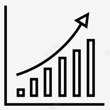 银行卡通人物财务报告分析条形图图标图标