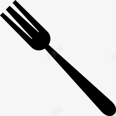 餐叉餐具图标图标