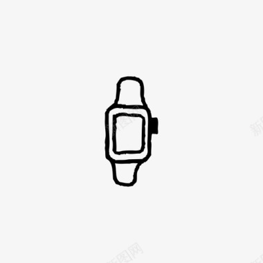 苹果手表手绘iwatch图标图标