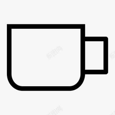 马克杯咖啡杯饮料杯图标图标